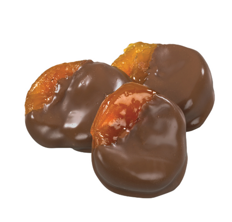 Glazed Apricot Dipped in Chocolate $18.99/lb