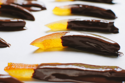 Glazed Orange Peel Dipped in Chocolate $18.99/lb